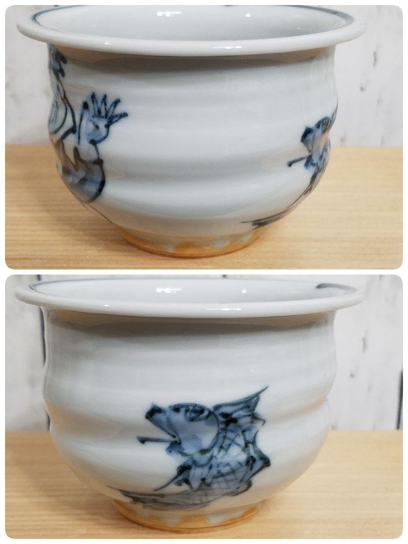 【未使用】六齋窯 村田幸之介 七福神 汲み出し揃　5客 未使用】六齋窯 村田幸之介 七福神 汲み出し揃 5客 京焼・清水焼